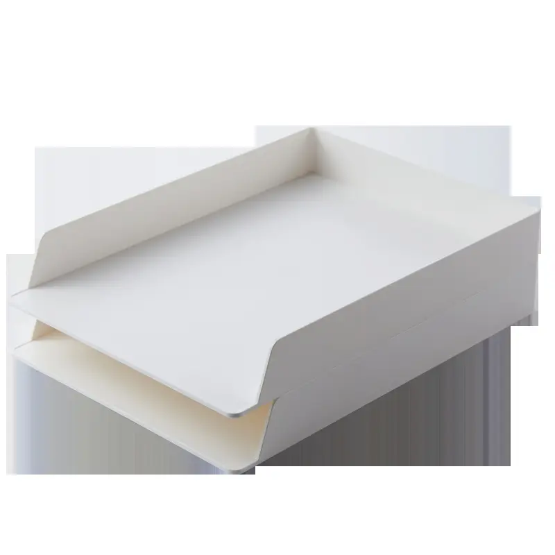 Organizador de papelería de escritorio multifuncional Caja de almacenamiento de plástico para regalo corporativo