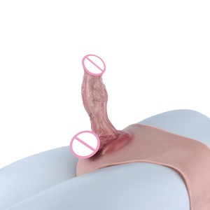 ORALSX Silicone Pants with 15cm Penis Extender Harness Backside Hollowed-out Design Penis Pants Sex Toys for Couples - Product Image 5