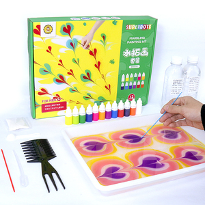 Kit de Pintura de Mármol Superdots para Niños y Adultos, Juego de Pintura de Agua para Mármol de 12 Colores, Kit de Pintura Mágica de Mármol con Acuarelas Sólidas - Product Image 2