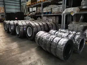 Solid Tire Forklift Parts 23x9-10 6.50-10 Solid Forklift Tyres 23x9-10 6.50-10
