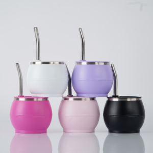 Taza de Mate Personalizada de 6oz con Aislamiento de Doble Capa de Acero Inoxidable y Conservación del Calor, Estilo Argentino - Product Image 3