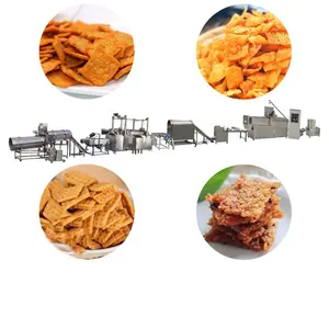 Full-automatic puffed rice snack food Mini snack Crispy cereal puffed extruded rice puffed snacks food production line Guoba Chi