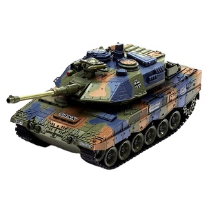Tank de combat militaire RC de haute qualité à l'échelle 1/18 2,4G avec balles, fumée simulée, jouets de tank télécommandés pour enfants - Product Image 4