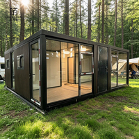 Casa Modular Prefabricada Personalizada y Expandible, Casa Contenedor de Acero de 20FT/40FT con Cocina Incluida