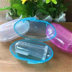 Qualität Soft Baby Training <span class=keywords><strong>Finger</strong></span> Silikon Zahnbürste Benutzer definierte Baby <span class=keywords><strong>Finger</strong></span> Zahnbürste - Product Image 4