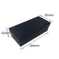 Étui de rangement pour lunettes de soleil de poche MEIJIN XS134 avec logo de marque personnalisé, noir, accessoires pour lunettes, ensemble de lunettes