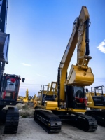 Último Modelo de Excavadora Usada CAT323 23T con Pulgar, Excavadora CAT 323 Restaurada con Color Original de Caterpillar