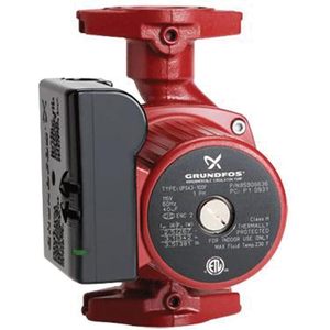Pompe Grundfos Ups43-100F 1/3 CV 115V en acier inoxydable pour circulation intérieure - Product Image 1