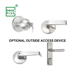 Doorplus Barra de empuje de emergencia comercial con clasificación contra incendios Barra de pánico de salida de emergencia Barra de pánico de bloqueo de 3 puntos para puertas de aluminio - Product Image 6