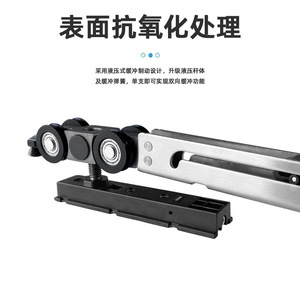 Kaishengxi <b>Metal</b> Cushioned <b>Roller</b> High Load Bearing Silent Track For Wooden Stainless Steel Doors - Product Image 5