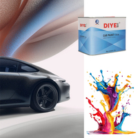 Peinture acrylique extra noire pour voitures et bateaux, application par pulvérisation haute brillance, revêtement liquide