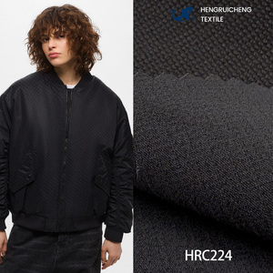 T400 100% Poliestere Tessuto Elasticizzato Resistente alle Pieghe e al Vento, Peso Medio, Traspirante con Motivo a Pois e Righe - Product Image 1