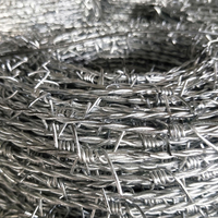 Alambre de púas galvanizado, precio barato, venta al por mayor, con especificaciones personalizables