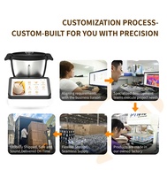 Robot de cuisine intelligent automatisé de 6 L avec balance intégrée et 15 fonctions de cuisson pour les repas en famille