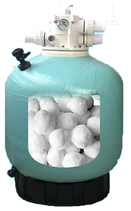 Boule de <span class=keywords><strong>filtre</strong></span> pour <span class=keywords><strong>piscine</strong></span> de sable, accessoire de remplacement pour <span class=keywords><strong>filtre</strong></span>, en Fiber, pour traitement de l'eau - Product Image 2