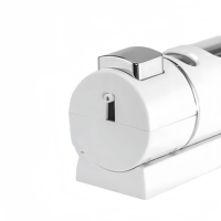 Distributeurs automatiques de savon liquide muraux en ABS double, rechargeables, pour cuisine, salle de bain et hôtel (vente en gros)