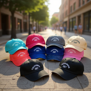 Gorra de Béisbol Bordada Angelina California 1987, Unisex, 6 Paneles, Algodón Lavado, Ajustable, Estilo Casual para Adultos - Product Image 2