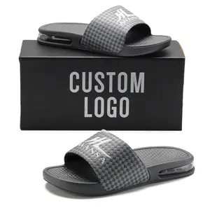 Xsheng New Design Low Moq Custom Logo Slides Sandals Chaussures Pour Hommes Trending Slippers Soft Rubber Slippers For Men