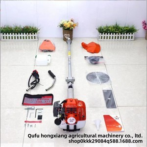 Pour <span class=keywords><strong>la</strong></span> <span class=keywords><strong>ferme</strong></span> et le jardin, tondeuse à gazon à essence, débroussailleuse à dos haute puissance, multifonctionnelle, rouge/noir, légère - Product Image 5