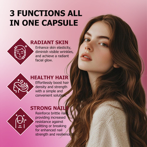 Cápsulas de Biotina de 25000mcg Hechas a Medida, Mantienen el Metabolismo Energético, Complejo de Belleza, Suplemento de Biotina para una Piel Radiante - Product Image 6