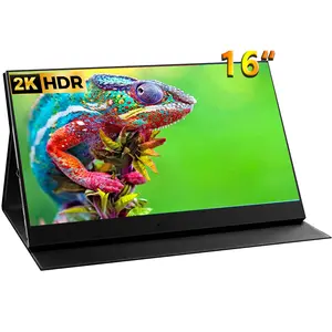 Monitor portabel 17.3 inci 4K HD dual HDM I 13.3, monitor komputer 144HZ 2.5k 15.6 16 18 ekspansi ponsel PS4 15.6