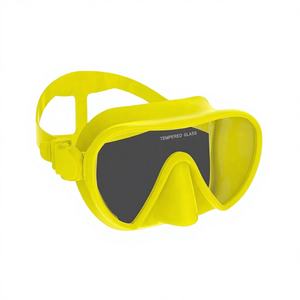Маска для дайвинга и снорклинга с прямой поставкой от производителя, линзы из закаленного стекла, высококачественный силиконовый антизапотевающий слой, полностью герметичная. - Product Image 1