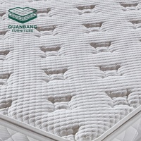 Hotel-Schlafzimmermöbel King-Queen-Size-Bett Matratze Memory-Schaum Vakuumkomprimierter Topper Schlaf-Gel-Schaum Babybett Federkernmatratze