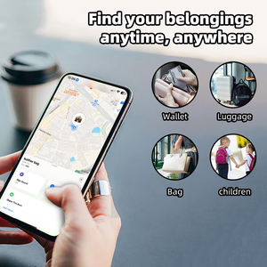 Traqueur de bagages ultra-mince étanche pour Find My Wallet Tracker Card Localisateur d'article de charge sans fil pour portefeuille - Product Image 6