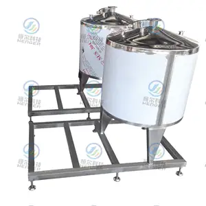 High Quality 200 Liters Milk Cooler Dairy Juicer Raw Milk Cooling Tank Beer Fermentation Tank In Dairy Processing Machine