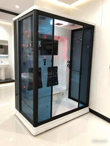 Best Verkopende 2 Persoons Stoomkamer Luxe Jetted Tub Douche Combo Badkamer Behuizing Stoombad Doucheruimte Met Led Verlichting - Product Image 4