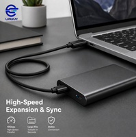 Câble d'extension USB 3.2 Type C LUNG KAY OEM ODM 20 Gbit/s 100 W PD 4K 60 Hz Mâle-Femelle Industriel