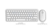 Mini clavier et souris de jeu d'ordinateur mince combo souris et clavier sans fil clavier et souris ergonomiques