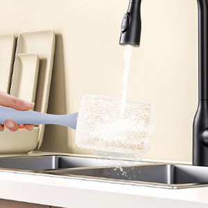 Aplicador de loción multifunción, protector solar y ungüento, cepillo de ducha limpiador corporal de mango largo, aplicador de protector solar para la espalda, esponja de lufa - Product Image 3