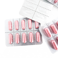 Capsules de racine de maca roses pour l'énergie et la vitalité, soutien bien-être à base de plantes, logo personnalisé, vente en gros d'usine, prix bas