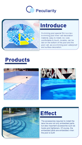 Membrana de PVC soldable de 1,5 mm de espesor, resistente al congelamiento y al cloro, para revestimiento de piscinas en proyectos de parques acuáticos comerciales. - Product Image 6