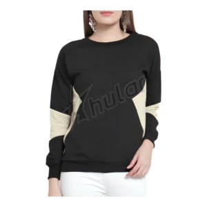 HULAR INTL Women <b>Jumper</b> Custom Streetwear Waterproof Lined Heavy Weight Cotton Pullover Crewneck Winter Hoodie - Product Image 1