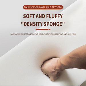 Nouveautés 2024 Meubles pour animaux de compagnie Canapé-lit Canapé pour chat Chaise pour chien Petit canapé pour chien Lit pour animaux de compagnie avec pieds en bois robustes - Product Image 4