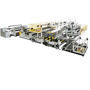 PVC Film Five-Roll Calender Production Line Small Extrusion Plastic Calendar Sheet Machine Fresh Keeping Cast Plastic Extruders