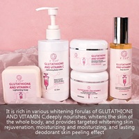 Premium éclaircissant glutathion vitamine C soins de la peau corps ensemble hydratant Booster Kit de soins de la peau