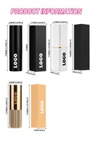 Rouge à lèvres mat 3,5g, marque privée, personnalisation, MOQ 100 sets, maquillage non collant, couleur longue durée, anti-bavures, rouge à lèvres résistant aux baisers