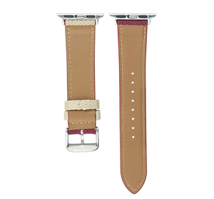 Bracelet de montre en cuir véritable de vente chaude bracelet de montre intelligente en denim avec 38/40/41mm, 42/44/45/49mm peut s'adapter à <span class=keywords><strong>Iwacth</strong></span> - Product Image 6