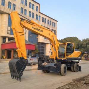 Excavatrice sur roues d'origine HYUNDAI R 210W-9 à vendre R210WVS R210W-7 21 tonnes, de taille moyenne, fiable, R210W-9S prête à l'emploi, Corée - Product Image 3