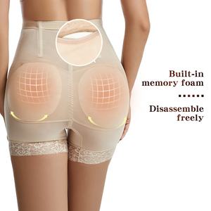 1144 pantalones levantadores de glúteos para mujer glúteos falsos caderas bragas moldeadoras de cuerpo de gran tamaño encaje trasero falso con almohadilla Calzoncillos Bóxer ropa moldeadora - Product Image 6