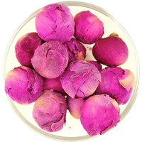 Vente en gros à bon prix de fleurs séchées pour le thé : pivoine/violet/armoise/amarante globe/lotus, herbes séchées avec étiquette privée