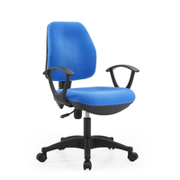 Chaise de bureau ergonomique classique, chaise de bureau confortable à hauteur réglable, chaise pivotante, chaise pour personnel