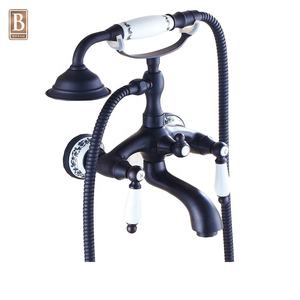 Ensemble de robinetterie de <span class=keywords><strong>douche</strong></span> pour <span class=keywords><strong>baignoire</strong></span> de <span class=keywords><strong>style</strong></span> rétro, <span class=keywords><strong>style</strong></span> téléphone antique - Product Image 3