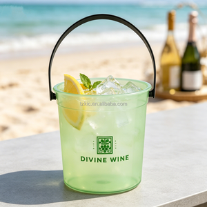 Plastique 32 oz. Seau à cocktail <span class=keywords><strong>Casamigos</strong></span> <span class=keywords><strong>Tequila</strong></span>, seaux à rhum pour fêtes, seau à boisson en plastique transparent personnalisable avec poignée - Product Image 6