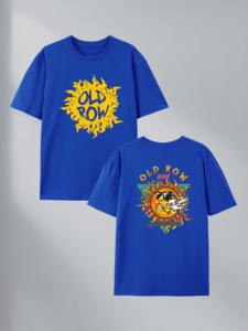 Camiseta Gráfica <span class=keywords><strong>Old</strong></span> Row Sun 100% Algodón, Almacén en EE. UU., 7 Colores - Product Image 6