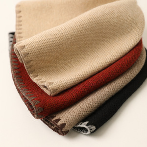 2026年中国スカーフセーターメーカーカスタム秋冬ショールジャカードメンズカシミヤスカーフ - Product Image 2