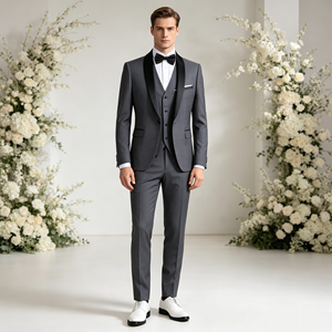 Costumes de Mariage <span class=keywords><strong>Homme</strong></span> sur Mesure de Haute Qualité, Style <span class=keywords><strong>Italien</strong></span>, Coupe <span class=keywords><strong>Slim</strong></span>, Dernière Collection – Vêtements Formels pour Hommes - Product Image 1